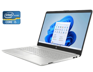 БУ Ультрабук HP Laptop 15-dw3225od / 15.6&quot; (1366x768) TN / Intel Core i5-1135G7 (4 (8) ядра по 2.4 - 4.2 GHz) / 8 GB DDR4 / 480 GB SSD / Intel Iris X Graphics / WebCam / Win 11 Home из Европы в Днепре