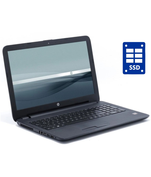 Ноутбук HP 15-ac137nr / 15.6&quot; (1366x768) TN / Intel Core i3-5020U (2 (4) ядра по 2.2 GHz) / 8 GB DDR3 / 240 GB SSD / Intel HD Graphics 5500 / WebCam / DVD-ROM / Win 10 Home - 1