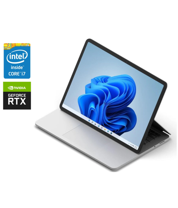 Новый игровой ноутбук-трансформер Microsoft SurFace Laptop Studio / 14.3&quot; (2400x1600) IPS Touch / Intel Core i7-11370H (4 (8) ядра по 3.3 - 4.8 GHz) / 32 GB DDR4 / 1000 GB SSD / nVidia GeForce RTX 3050 Ti, 4 GB GDDR6, 128-bit / WebCam / Win 11 Pro - 1