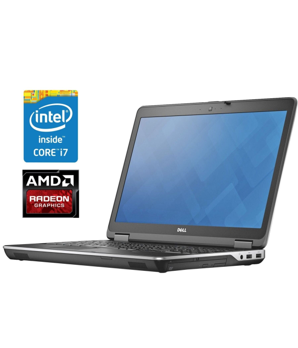 Игровой ноутбук Dell Latitude E6540 / 15.6&quot; (1920x1080) IPS / Intel Core i7-4610M (2 (4) ядра по 3.0 - 3.7 GHz) / 8 GB DDR3 / 240 GB SSD / AMD Radeon HD 8790M, 2 GB GDDR5, 128-bit / WebCam / DVD-ROM / Win 10 Pro - 1