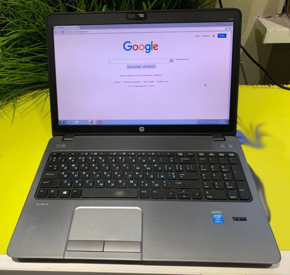 Ноутбук HP ProBook 450 G1 / 15.6&quot; (1366x768) TN / Intel Core i5-4200M (2 (4) ядра по 2.5 - 3.1 GHz) / 16 GB DDR3 / 480 GB SSD / Intel HD Graphics 4600 / WebCam - 2