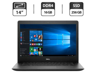 БУ Ноутбук Dell Latitude 3490 / 14&quot; (1366x768) TN / Intel Core i3-8130U (2 (4) ядра по 2.2 - 3.4 GHz) / 16 GB DDR4 / 256 GB SSD / Intel UHD Graphics 620 / WebCam / HDMI из Европы в Днепре