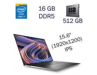 БУ Игровой ноутбук Dell XPS 15 9520 / 15.6&quot; (1920x1200) IPS / Intel Core i7-12700H (14 (20) ядер по 3.5 - 4.7 GHz) / 16 GB DDR5 / 512 GB SSD / nVidia GeForce RTX 3050, 4 GB GDDR6, 128-bit / WebCam из Европы в Дніпрі