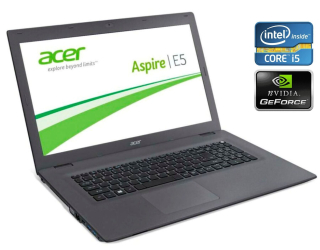 БУ Игровой ноутбук Acer Aspire E5-574G-54Y2 / 15.6&quot; (1920x1080) TN / Intel Core i5-6200U (2 (4) ядра по 2.3 - 2.8 GHz) / 8 GB DDR3 / 240 GB SSD / nVidia GeForce 940M, 2 GB DDR3, 64-bit / WebCam / DVD-ROM / Win 10 Home из Европы в Дніпрі