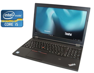 БУ Ноутбук Lenovo ThinkPad L570 / 15.6&quot; (1920x1080) IPS / Intel Core i5-6200U (2 (4) ядра по 2.3 - 2.8 GHz) / 8 GB DDR4 / 480 GB SSD / Intel HD Graphics 520 / WebCam из Европы в Днепре