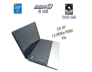 БУ Ноутбук Б класс Acer Aspire E1-531G / 15.6&quot; (1366x768) TN / Intel Core i5-2430M (2 (4) ядра по 2.4 GHz) / 8 GB DDR3 / 500 GB HDD / nVidia GeForce GT 710M, 2 GB DDR3, 64-bit / WebCam из Европы в Днепре