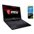 Игровой ноутбук MSI MegaBook GS63 Stealth 8RE / 15.6" (1920x1080) IPS / Intel Core i7-8750H (6 (12) ядер по 2.2 - 4.1 GHz) / 16 GB DDR4 / 512 GB SSD / nVidia GeForce GTX 1060, 6 GB GDDR5, 192-bit / WebCam / Win 10 Pro - 1