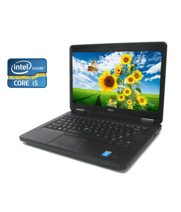 Ноутбук Б-класс Dell Latitude E5440 / 14&quot; (1600x900) TN Touch / Intel Core i5-4200U (2 (4) ядра по 1.6 - 2.6 GHz) / 8 GB DDR3 / 240 GB SSD / Intel HD Graphics 4400 / WebCam / DVD-ROM / Win 10 Pro - 1