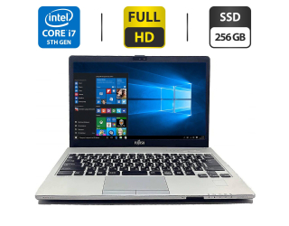 БУ Ультрабук Б-класс Fujitsu LifeBook S935 / 13.3&quot; (1920x1080) IPS / Intel Core i7-5600U (2 (4) ядра 2.6 - 3.2 GHz) / 8 GB DDR3 / 256 GB SSD / Intel HD Graphics 5500 / WebCam / VGA из Европы в Дніпрі
