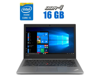 БУ Ультрабук Б-класс Lenovo ThinkPad L390 / 13.3&quot; (1920x1080) TN / Intel Core i5-8265U (4 (8) ядра по 1.6 - 3.9 GHz) / 8 GB DDR4 / 256 GB SSD / Intel UHD Graphics / WebCam / HDMI из Европы в Дніпрі