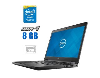 БУ Ноутбук Dell Latitude 5491 / 14&quot; (1920x1080) IPS / Intel Core i7-8750H (6 (12) ядра по 2.2 - 4.1 GHz) / 8 GB DDR4 / 240 GB SSD / Intel UHD Graphics 630 из Европы