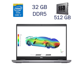 БУ Игровой ноутбук Dell Precision 7670 / 16&quot; (1920x1200) IPS / Intel Core i7-12850HX (16 (24) ядер по 3.4 - 4.8 GHz) / 32 GB DDR5 / 512 GB SSD / nVidia RTX A1000 Mobile, 4 GB GDDR6, 128-bit / WebCam из Европы в Дніпрі