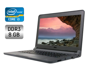 БУ Ноутбук Dell Latitude 3350 / 13.3&quot; (1366x768) TN / Intel Core i3-5005U (2 (4) ядра по 2.0 GHz) / 8 GB DDR3 / 128 GB SSD / Intel HD Graphics 5500 / WebCam / HDMI из Европы в Дніпрі