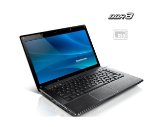 БУ Ноутбук Lenovo G560 / 15.6&quot; (1366x768) TN / Intel Core i3-350M (2 (4) ядра по 2.26 GHz) / 4 GB DDR3 / 120 GB SSD / Intel HD Graphics / WebCam из Европы в Дніпрі