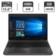 Ноутбук Б-класс HP ProBook 6560b / 15.6" (1366x768) TN / Intel Core i5-2520M (2 (4) ядра по 2.5 - 3.2 GHz) / 8 GB DDR3 / 240 GB SSD / Intel HD Graphics 3000 / DVD-ROM / VGA - 1