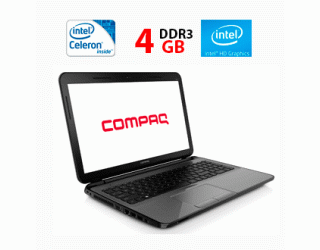 БУ Ноутбук Б-класс HP Compaq 15-s000sg / 15.6&quot; (1366x768) TN / Intel Celeron N2815 (2 ядра по 1.86 - 2.13 GHz) / 4 GB DDR3 / 750 GB HDD / Intel HD Graphics из Европы в Днепре
