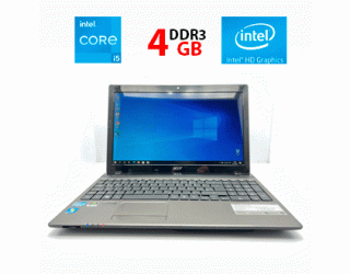 БУ Ноутбук Б-класс Acer TravelMate 8481 / 14&quot; (1366x768) TN / Intel Core i5-2467M (2 (4) ядра по 1.6 - 2.3 GHz) / 4 GB DDR3 / 64 GB SSD + 320 HDD / Intel HD Graphics 3000 / WebCam  из Европы в Днепре
