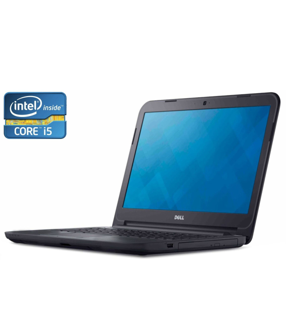 Ноутбук Dell Latitude 3540 / 15.6&quot; (1366x768) TN / Intel Core i5-4210U (2 (4) ядра по 1.7 - 2.7 GHz) / 8 GB DDR3 / 128 GB SSD + 750 GB HDD / Intel HD Graphics 4400 / WebCam / Win 10 Pro - 1