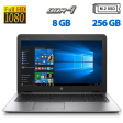 Ноутбук Б-класс HP EliteBook 850 G3 / 15.6" (1920x1080) TN / Intel Core i7-6600U (2 (4) ядра по 2.6 - 3.4 GHz) / 8 GB DDR4 / 256 GB SSD M.2 / Intel HD Graphics 520 / WebCam / VGA - 1