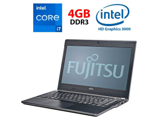 БУ Ноутбук Fujitsu Б-класс LifeBook FGNB225 / 13.3&quot; (1366x768) TN / Intel Core i7-2620M (2 (4) ядра по 2.7 - 3.4 GHz) / 4 GB DDR3 / 500 GB HDD / Intel HD Graphics 3000 / WebCam из Европы