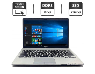 БУ Ультрабук Б-класс Fujitsu LifeBook S935 / 13.3&quot; (1920x1080) IPS Touch / Intel Core i5-5300U (2 (4) ядра 2.3 - 2.9 GHz) / 8 GB DDR3 / 256 GB SSD / Intel HD Graphics 5500 / WebCam / VGA / Windows 10 Pro из Европы в Дніпрі