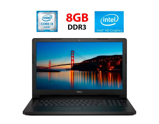 БУ Ноутбук Dell Latitude 3570 / 15&quot; (1366x768) TN / Intel Core i3-6100U (2 (4) ядра по 2.3 GHz) / 8 GB DDR3 / 256 GB SSD / Intel HD Graphics 520 / WebCam из Европы в Днепре