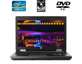 БУ Ноутбук Б-класс HP ProBook 6470b / 14&quot; (1600x900) TN / Intel Core i5-2410M (2 (4) ядра по 2.3 - 2.9 GHz) / 4 GB DDR3 / 500 GB HDD / Intel HD Graphics 3000 / WebCam / DVD-RW / DisplayPort из Европы в Днепре