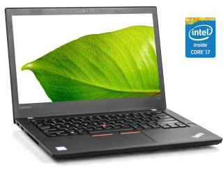 БУ Ультрабук Lenovo ThinkPad T470 / 14&quot; (1920x1080) IPS / Intel Core i7-7600U (2 (4) ядра по 2.8 - 3.9 GHz) / 16 GB DDR4 / 256 GB SSD / Intel HD Graphics 620 / WebCam / Win 10 Pro из Европы в Днепре