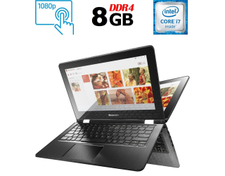 БУ Ноутбук-трансформер Б-класс Lenovo Flex 3-1480 / 14&quot; (1920x1080) IPS Touch / Intel Core i7-6500U (2 (4) ядра по 2.5 - 3.1 GHz) / 8 GB DDR4 / 240 GB SSD / Intel HD Graphics 520 / WebCam / HDMI из Европы в Днепре
