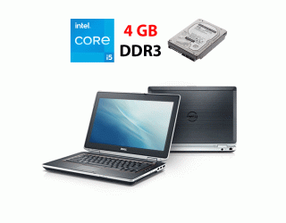 БУ Ноутбук Б-класс Dell Latitude E6320 / 13.3&quot; (1366x768) TN / Intel Core i5-2520M (2 (4) ядра по 2.5 - 3.2 GHz) / 4 GB DDR3 / 500 GB HDD / Intel HD Graphics 3000  / WebCam / VGA из Европы в Днепре
