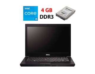 БУ Ноутбук Б-класс Dell Latitude E6410 / 14&quot; (1440x900) TN / Intel Core i5-520M (2 (4) ядра по 2.4 - 2.93 GHz) / 4 GB DDR3 / 250 GB HDD / Intel HD Graphics / WebCam из Европы в Дніпрі