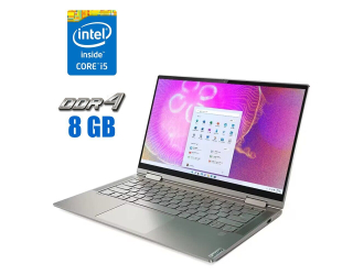 БУ Ноутбук-трансформер Lenovo Yoga C740-14IML / 14&quot; (1920x1080) IPS Touch / Intel Core i5-10210U (4 (8) ядра по 1.6 - 4.2 GHz) / 8 GB DDR4 / 240 GB SSD / Intel UHD Graphics / WebCam  из Европы в Днепре
