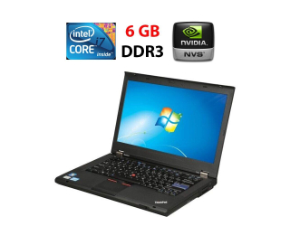 БУ Ноутбук Б-класс Lenovo ThinkPad T420s / 14&quot; (1600x900) TN / Intel Core i7-2620M (2 (4) ядра по 2.7 - 3.4 GHz) / 6 GB DDR3 / 500 GB HDD / nVidia NVS 4200M, 1 GB DDR3, 64-bit / WebCam из Европы в Днепре