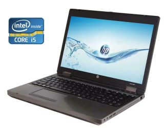 БУ HP EliteBook 6560b / 15.6&quot; (1600x900) TN / Intel Core i5-2520M (2 (4) ядра по 2.5 - 3.2 GHz) / 4 GB DDR3 / 128 GB SSD / Intel HD Graphics 3000 / WebCam / DVD-RW из Европы в Днепре