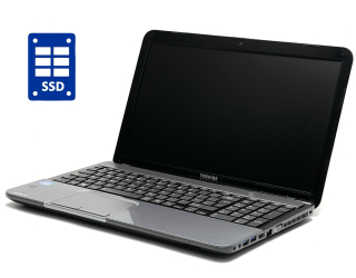 БУ Ноутбук А-класс Toshiba Satellite L850-1L4 / 15.6&quot; (1366x768) TN / Intel Core i3-3120M (2 (4) ядра по 2.5 GHz) / 4 GB DDR3 / 120 GB SSD / Intel HD Graphics / WebCam / DVD-RW из Европы в Дніпрі