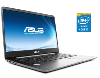 БУ Ультрабук Asus ZenBook UX430U / 14&quot; (1920x1080) IPS / Intel Core i7-8650U (4 (8) ядра по 1.9 - 4.2 GHz) / 8 GB DDR3 / 256 GB SSD / Intel UHD Graphics / WebCam / Win 10 Home из Европы в Днепре