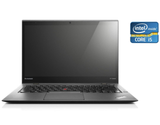 БУ Ультрабук Lenovo ThinkPad X1 Carbon / 14&quot; (1600x900) IPS / Intel Core i5-4200U (2 (4) ядра по 1.6 - 2.6 GHz) / 4 GB DDR3 / 128 GB SSD / Intel HD Graphics 4400 / WebCam / Win 10 Pro из Европы в Дніпрі