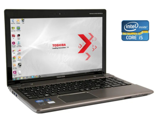 БУ Ноутбук Б-класс Toshiba Satellite P855-S5312 / 15.6&quot; (1366x768) TN / Intel Core i5-3210M (2 (4) ядра по 2.5 - 3.1 GHz) / 8 GB DDR3 / 240 GB SSD / Intel HD Graphics 4000 / WebCam / DVD-ROM / Win 10 Home из Европы в Днепре
