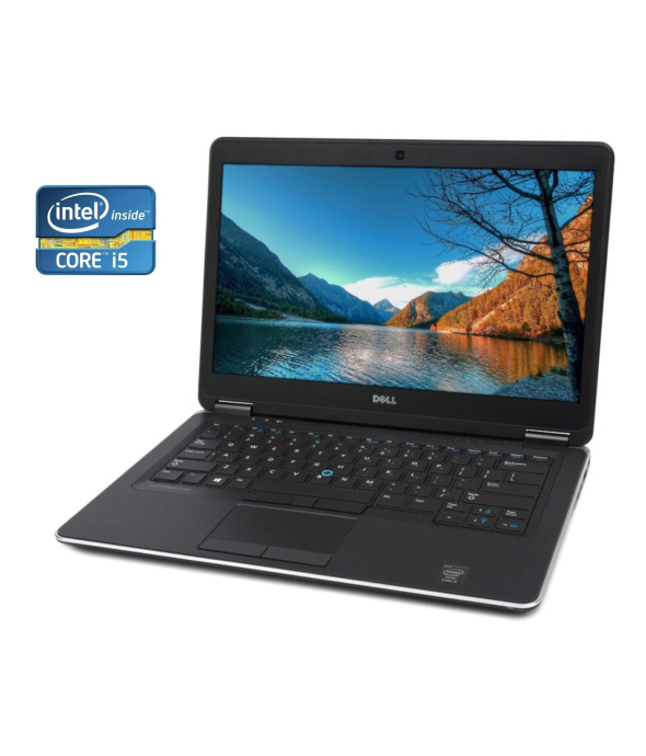 Ультрабук А-класс Dell Latitude E7440 / 14&quot; (1366x768) TN / Intel Core i5-4300U (2 (4) ядра по 1.9 - 2.9 GHz) / 8 GB DDR3 / 128 GB SSD / Intel HD Graphics 4400 / WebCam - 1