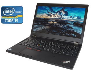 БУ Ноутбук А-класс Lenovo ThinkPad L560 / 15.6&quot; (1366x768) TN / Intel Core i5-6300U (2 (4) ядра по 2.4 - 3.0 GHz) / 4 GB DDR4 / 240 GB SSD / Intel HD Graphics 520 / WebCam / DVD-RW / Win 10 Pro из Европы в Днепре