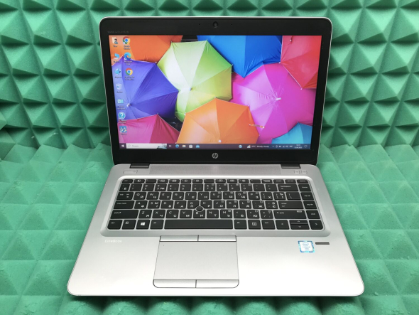 Ноутбук Б-класс HP EliteBook 840 G3 / 14&quot; (1366x768) TN / Intel Core i5-6300U (2 (4) ядра по 2.4 - 3.0 GHz) / 8 GB DDR4 / 180 GB SSD M.2 / Intel HD Graphics 520 / WebCam / Fingerprint / DisplayPort - 2