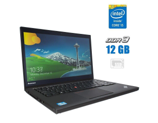 БУ Ноутбук Lenovo ThinkPad T440s / 14&quot; (1920x1080) IPS / Intel Core i5-4300U (2 (4) ядра по 1.9 - 2.9 GHz) / 12 GB DDR3 / 512 GB SSD / Intel HD Graphics 4400 / WebCam из Европы в Дніпрі