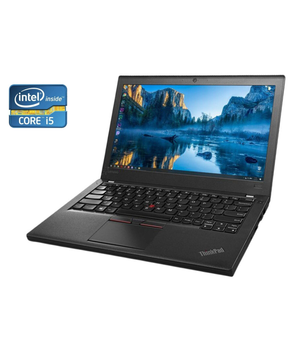 Нетбук Lenovo ThinkPad X260 / 12.5&quot; (1366x768) TN / Intel Core i5-6300U (2 (4) ядра по 2.4 - 3.0 GHz) / 4 GB DDR4 / 128 GB SSD / Intel HD Graphics 520 / WebCam - 1