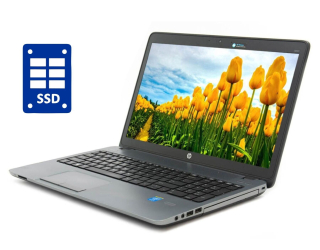 БУ Ноутбук А-класс HP ProBook 450 G1 / 15.6&quot; (1366x768) TN / Intel Core i3-4000M (2 (4) ядра по 2.4 GHz) / 4 GB DDR3 / 128 GB SSD / Intel HD Graphics 4600 / WebCam / DVD-RW / Win 10 Pro из Европы в Днепре