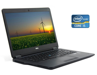 БУ Ультрабук Dell Latitude E7470 / 14&quot; (1920x1080) TN / Intel Core i5-6300U (2 (4) ядра по 2.4 - 3.0 GHz) / 16 GB DDR4 / 256 GB SSD / Intel HD Graphics 520 / WebCam / Win 10 из Европы в Днепре