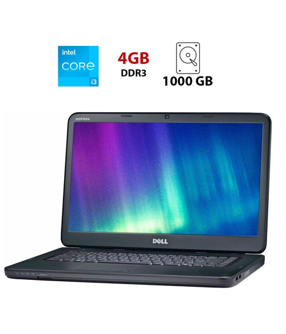 Ноутбук Б-класс Dell Inspiron N5050 / 15.6&quot; (1366x768) TN / Intel Core i3-2370M (2 (4) ядра по 2.4 GHz) / 4 GB DDR3 / 1000 GB HDD / Intel HD Graphics 3000 / WebCam - 1