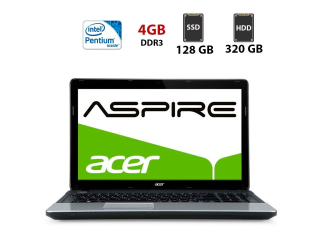 БУ Ноутбук Б-класс Acer Aspire ES1-531 / 15.6&quot; (1366x768) TN / Intel Pentium B960 (2 ядра по 2.2 GHz) / 4 GB DDR3 / 128 GB SSD + 320 GB HDD / Intel HD Graphics / WebCam из Европы в Дніпрі
