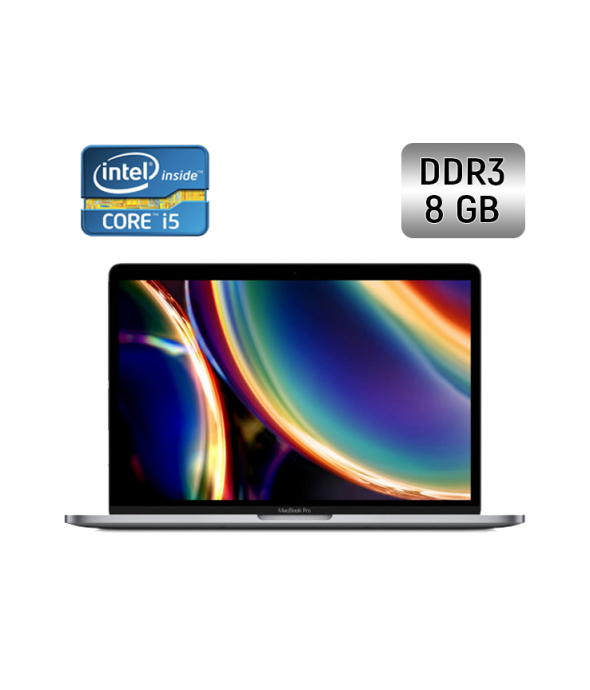 Ультрабук Apple MacBook Pro 13 (2019) / 13.3&quot; (2560x1600) IPS / Intel Core i5-8257U (4 (8) ядра по 1.4 - 3.9 GHz) / 8 GB DDR3 / 256 GB SSD / Intel Iris Plus Graphics 645 / WebCam / True Tone / Touch ID / Space Gray - 1