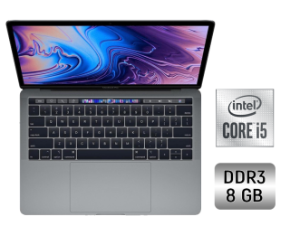 БУ Ультрабук Apple MacBook Air 13 (2019) / 13.3&quot; (2560x1600) IPS / Intel Core i5-8210Y (2 (4) ядра по 1.6 - 3.6 GHz) / 8 GB DDR3 / 128 GB SSD / Intel UHD Graphics 617 / WebCam / True Tone / Touch ID / Space Gray из Европы в Днепре