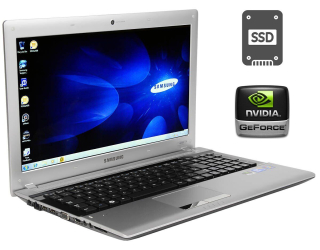 БУ Ноутбук Б-класс Samsung RV511 / 15.6&quot; (1366x768) TN / Intel Pentium P6200 (2 ядра по 2.13 GHz) / 8 GB DDR3 / 120 GB SSD / nVidia GeForce 315M, 512 MB DDR3, 64-bit / WebCam / DVD-ROM / HDMI из Европы в Днепре